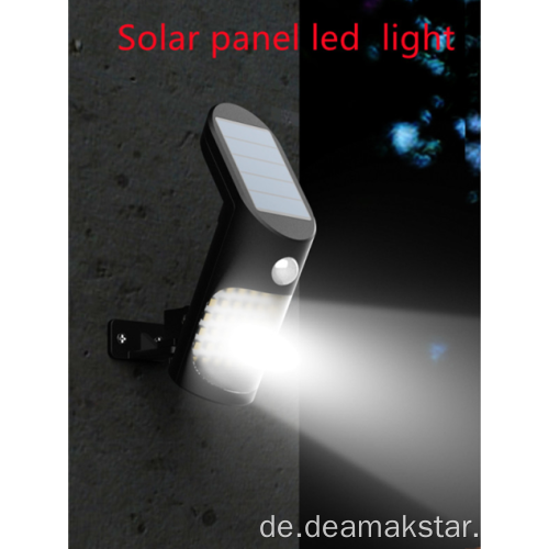 IP65 wasserdichte Bewegungssensor Solarwandlampe